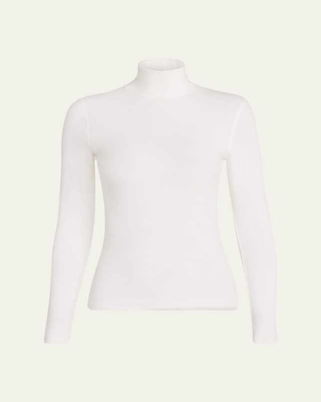 Ribbed Turtleneck Top